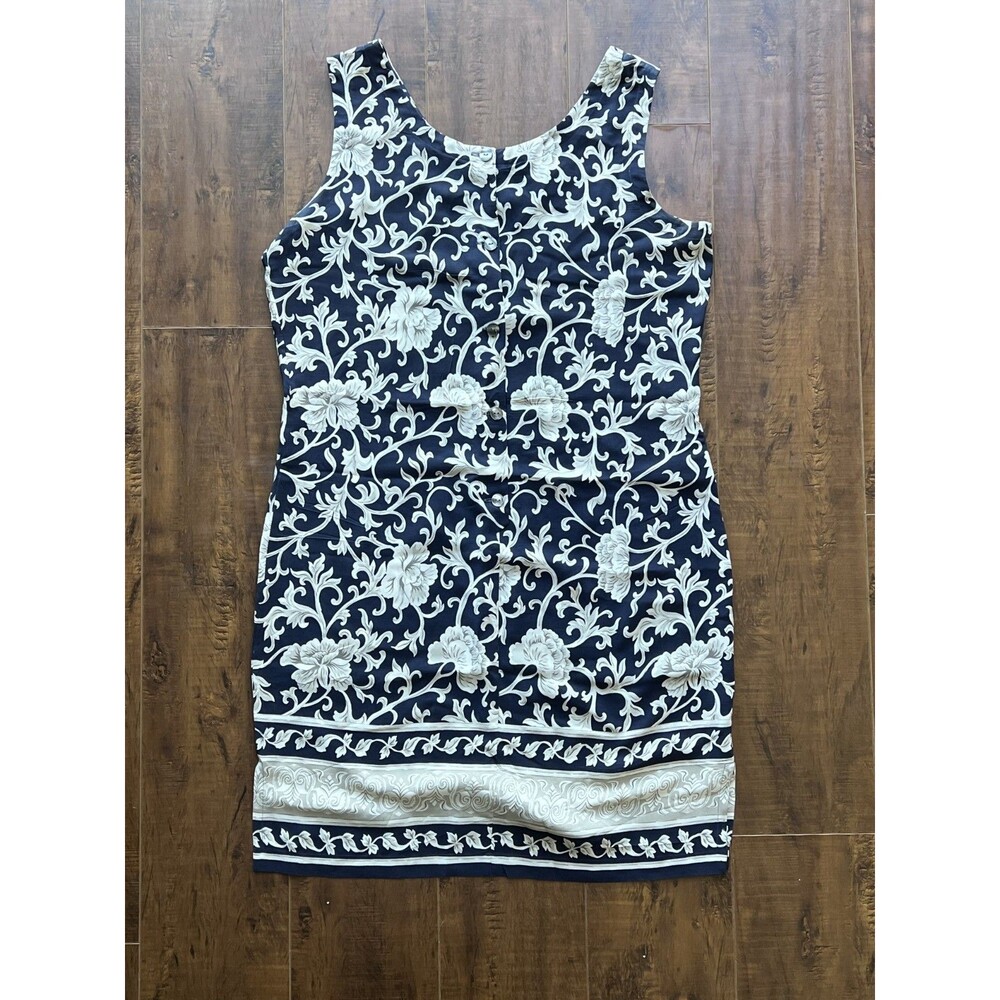 Rafaella Mix Prints Sleeveless Blouse Top Woman's Size 8 US Woman's